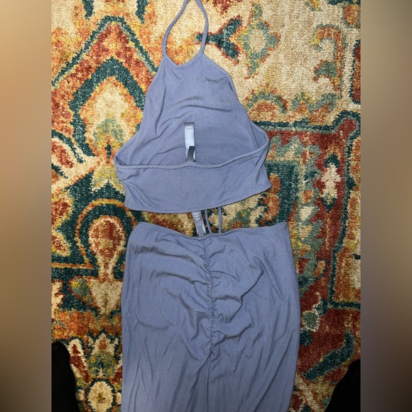 Skims SET soft lounge halter top (M) and skirt (S) - Picture 7 of 10